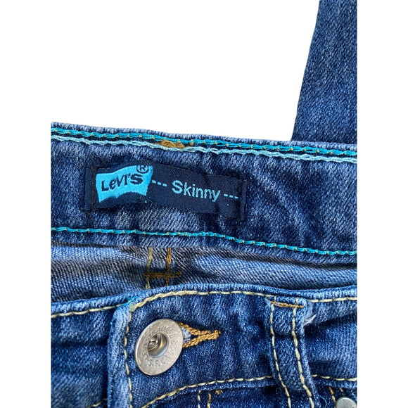 Levi's Little Girl Skinny Jeans Size 10 Regular - Picture 6 of 10